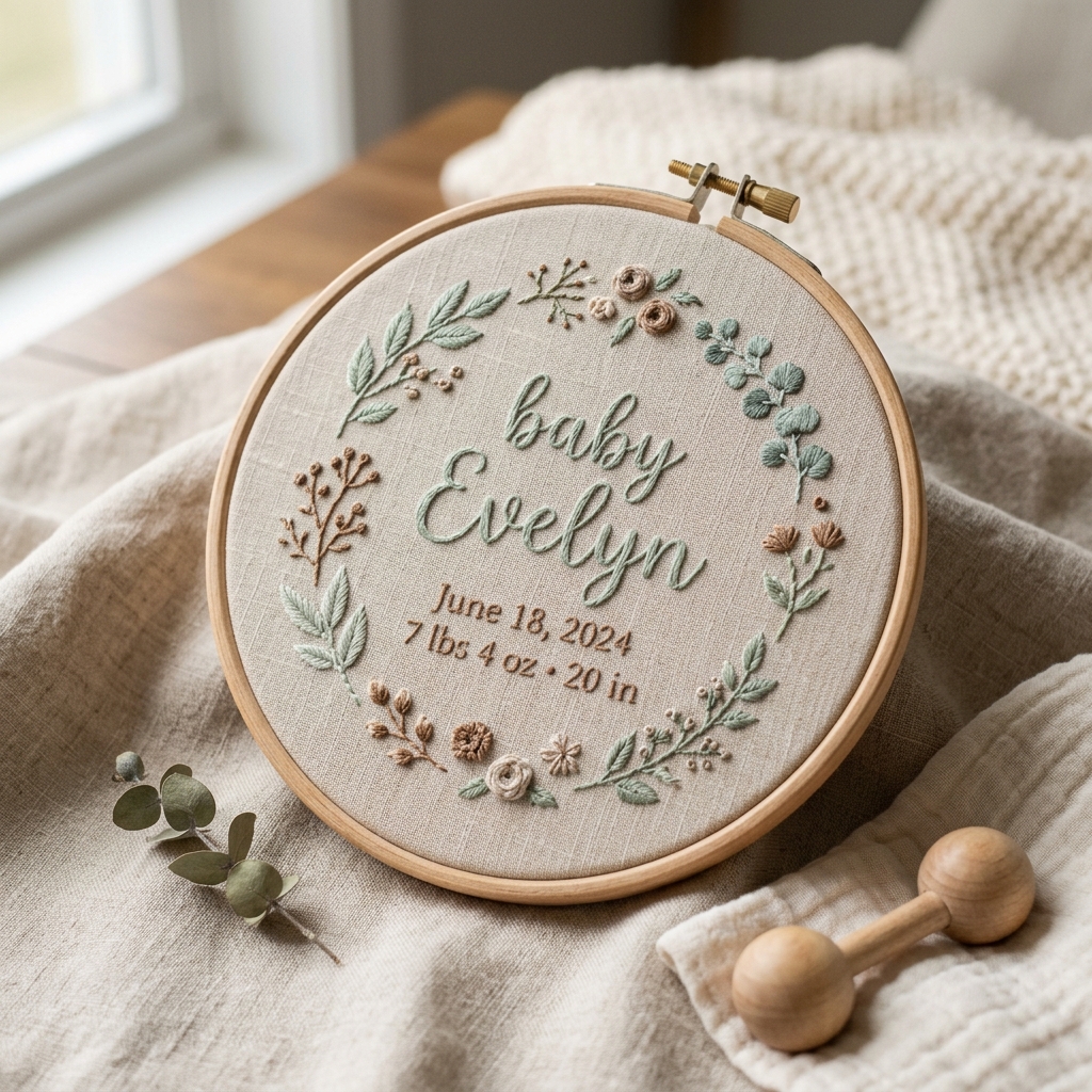 Baby Keepsake Embroidery